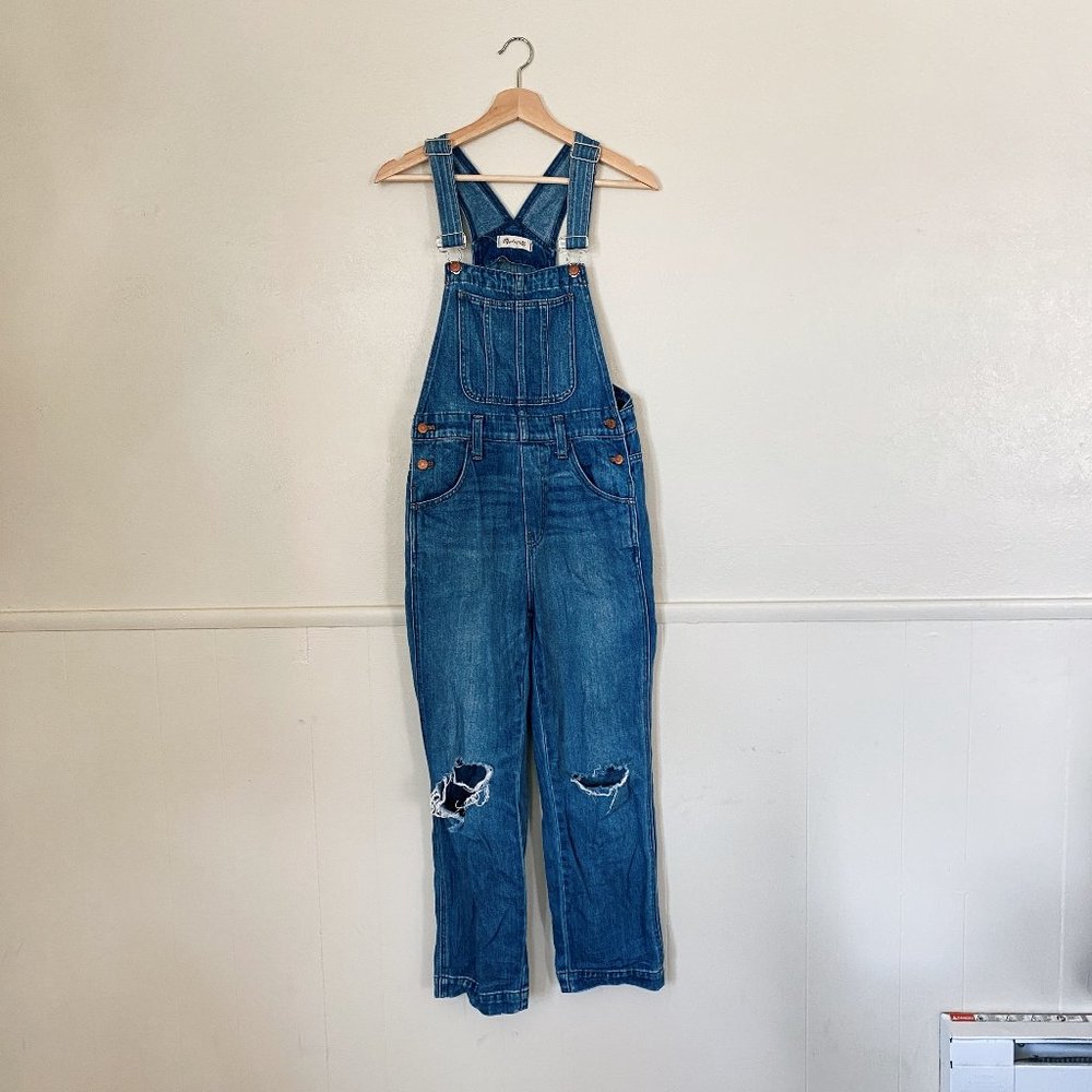 Madwell | Distressed overalls
